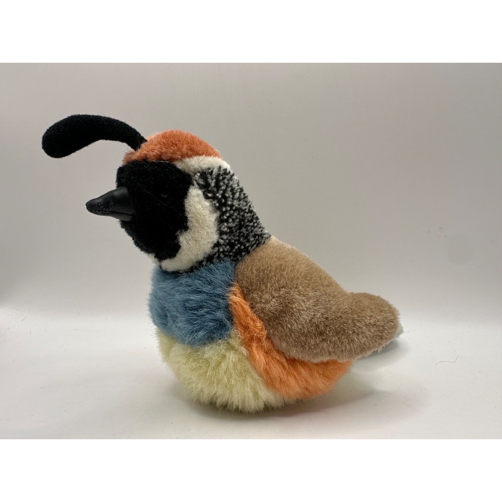 Audubon 2005 Quail Plush K & M International Wild Republic NO SOUND